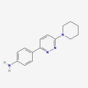 4-(6-(Piperidin-1-yl)pyridazin-3-yl)aniline