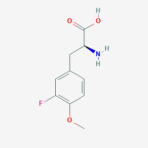 molecular formula C10H12FNO3 B2621314 3-Fluoro-O-methyl-L-tyrosine CAS No. 1270148-61-2; 603105-73-3