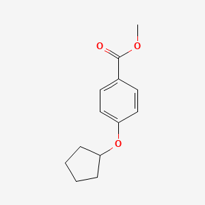 molecular formula C13H16O3 B2621320 Methyl 4-cyclopentyloxybenzoate CAS No. 63763-04-2