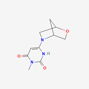 3-Methyl-6-{2-oxa-5-azabicyclo[2.2.1]heptan-5-yl}-1,2,3,4-tetrahydropyrimidine-2,4-dione