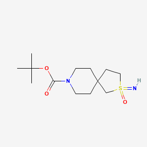 molecular formula C13H24N2O3S B2621353 Tert-butyl 2-imino-2-oxo-2lambda6-thia-8-azaspiro[4.5]decane-8-carboxylate CAS No. 2503206-19-5