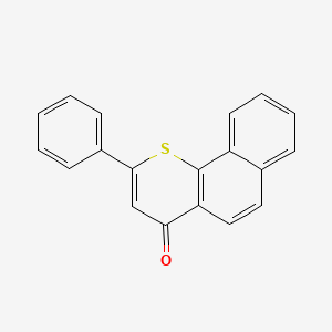 molecular formula C19H12OS B2621359 2-phenyl-4H-benzo[h]thiochromen-4-one CAS No. 29869-13-4