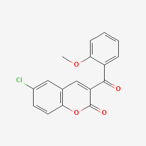 6-chloro-3-(2-methoxybenzoyl)-2H-chromen-2-one