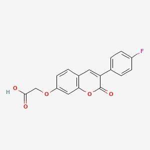 {[3-(4-fluorophenyl)-2-oxo-2H-chromen-7-yl]oxy}acetic acid