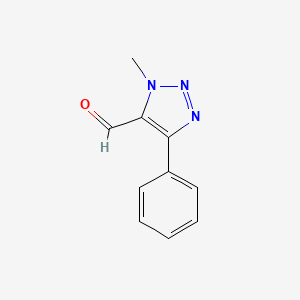 molecular formula C10H9N3O B2621372 1-Methyl-4-phenyl-1H-1,2,3-triazole-5-carbaldehyde CAS No. 1374672-79-3