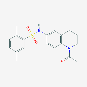 N-(1-acetyl-3,4-dihydro-2H-quinolin-6-yl)-2,5-dimethylbenzenesulfonamide