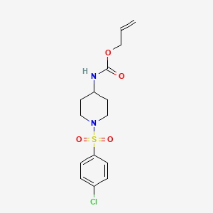 allyl N-{1-[(4-chlorophenyl)sulfonyl]-4-piperidinyl}carbamate