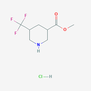 Methyl 5-(trifluoromethyl)piperidine-3-carboxylate hydrochloride