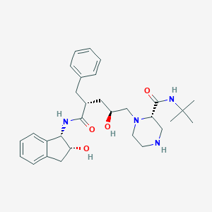 molecular formula C₃₀H₄₂N₄O₄ B026214 去烟酰吲哚那韦 CAS No. 150323-38-9