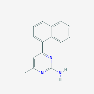 4-Methyl-6-(naphthalen-1-yl)-pyrimidin-2-ylamine
