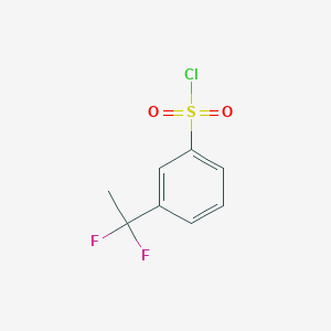 3-(1,1-Difluoroethyl)benzene-1-sulfonyl chloride