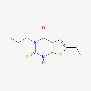 6-ethyl-2-mercapto-3-propylthieno[2,3-d]pyrimidin-4(3H)-one