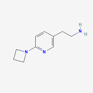 2-[6-(Azetidin-1-yl)pyridin-3-yl]ethan-1-amine