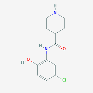 N-(5-chloro-2-hydroxyphenyl)piperidine-4-carboxamide