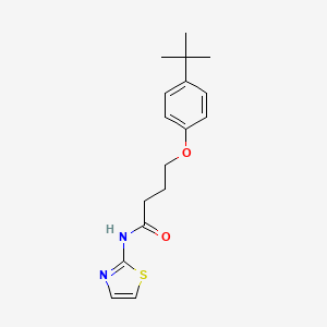 4-(4-tert-butylphenoxy)-N-(1,3-thiazol-2-yl)butanamide