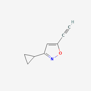 3-Cyclopropyl-5-ethynyl-1,2-oxazole