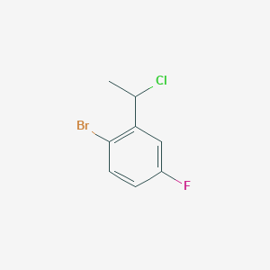 1-Bromo-2-(1-chloroethyl)-4-fluorobenzene