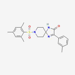 8-(Mesitylsulfonyl)-3-(m-tolyl)-1,4,8-triazaspiro[4.5]dec-3-en-2-one
