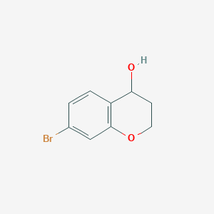 molecular formula C9H9BrO2 B2621563 7-Bromochroman-4-ol CAS No. 18385-82-5