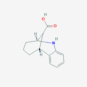 molecular formula C13H15NO2 B2621566 Racemic-(2S,6R)-1,2,3,4,5,6-Hexahydro-2,6-Methanobenzo[B]Azocine-11-Carboxylic Acid CAS No. 1250884-55-9