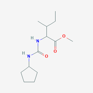 Methyl 2-(cyclopentylcarbamoylamino)-3-methylpentanoate