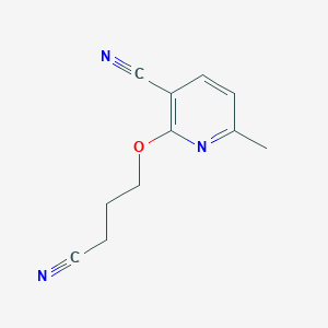 2-(3-Cyanopropoxy)-6-methylpyridine-3-carbonitrile