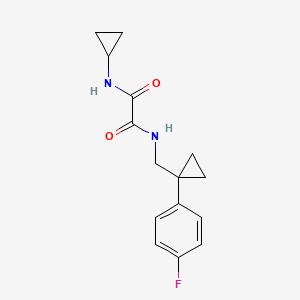 N1-cyclopropyl-N2-((1-(4-fluorophenyl)cyclopropyl)methyl)oxalamide