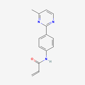 N-[4-(4-Methylpyrimidin-2-yl)phenyl]prop-2-enamide