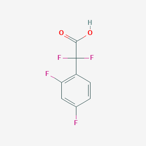 molecular formula C8H4F4O2 B2621691 2-(2,4-Difluorophenyl)-2,2-difluoroacetic acid CAS No. 1339147-37-3
