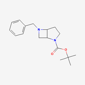 molecular formula C17H24N2O2 B2621730 Tert-butyl 6-benzyl-2,6-diazabicyclo[3.2.0]heptane-2-carboxylate CAS No. 1824505-85-2