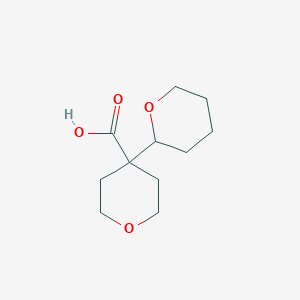 4-(Oxan-2-yl)oxane-4-carboxylic acid