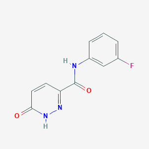 N-(3-fluorophenyl)-6-oxo-1H-pyridazine-3-carboxamide