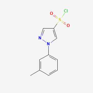 1-(3-Methylphenyl)pyrazole-4-sulfonyl chloride