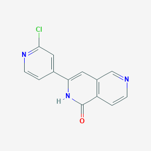 3-(2-Chloropyridin-4-yl)-2,6-naphthyridin-1-ol