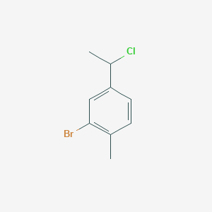 2-Bromo-4-(1-chloroethyl)-1-methylbenzene