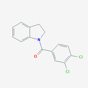 molecular formula C15H11Cl2NO B262178 (3,4-Dichlorophenyl)(indolin-1-yl)methanone CAS No. 61589-15-9