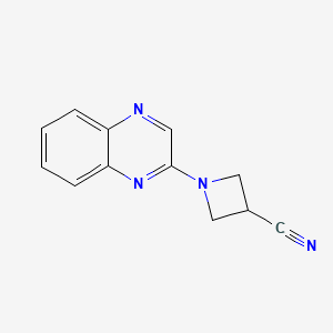 1-(Quinoxalin-2-yl)azetidine-3-carbonitrile