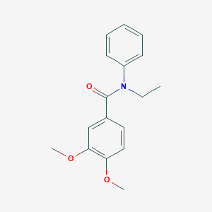molecular formula C17H19NO3 B262180 N-ethyl-3,4-dimethoxy-N-phenylbenzamide 