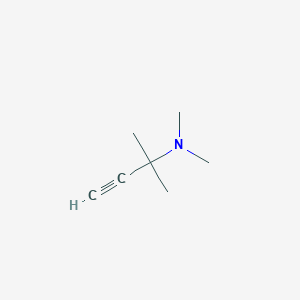 molecular formula C7H13N B2621806 (1,1-Dimethylprop-2-ynyl)dimethylamine CAS No. 19788-24-0