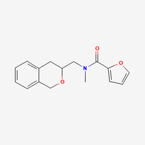 N-(isochroman-3-ylmethyl)-N-methylfuran-2-carboxamide