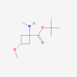 B2621841 Tert-butyl 3-methoxy-1-(methylamino)cyclobutane-1-carboxylate CAS No. 2248282-45-1