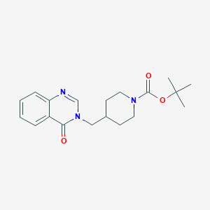 Tert-butyl 4-[(4-oxoquinazolin-3-yl)methyl]piperidine-1-carboxylate
