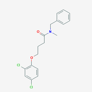 molecular formula C18H19Cl2NO2 B262185 N-Benzyl-4-(2,4-dichlorophenoxy)-N-methylbutanamide 