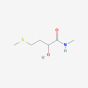molecular formula C6H13NO2S B2621869 2-hydroxy-N-methyl-4-methylsulfanylbutanamide CAS No. 1026060-80-9