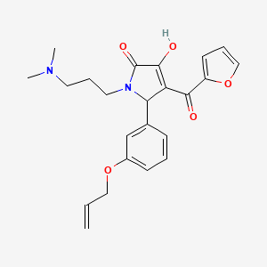 5-(3-(allyloxy)phenyl)-1-(3-(dimethylamino)propyl)-4-(furan-2-carbonyl)-3-hydroxy-1H-pyrrol-2(5H)-one