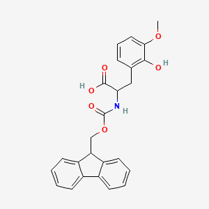 2-(9H-Fluoren-9-ylmethoxycarbonylamino)-3-(2-hydroxy-3-methoxyphenyl)propanoic acid