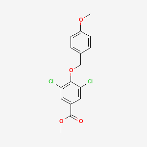 Methyl 3,5-dichloro-4-[(4-methoxyphenyl)methoxy]benzoate