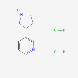 2-Methyl-5-(pyrrolidin-3-yl)pyridine dihydrochloride