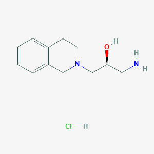 (2S)-1-Amino-3-(1,2,3,4-tetrahydroisoquinolin-2-yl)propan-2-ol hydrochloride