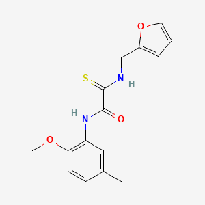 2-[(2-furylmethyl)amino]-N-(2-methoxy-5-methylphenyl)-2-thioxoacetamide